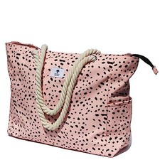 OVERSIZE BEACH BAG Large Tote Bag for Women Waterproof Sandproof with Dry Wet...
