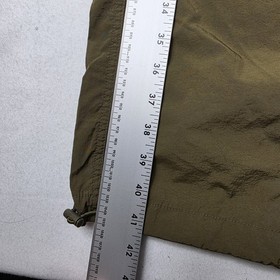 Victoria Secret PINK Women's pants Large Green Windbreaker Hiking Cargo Pockets