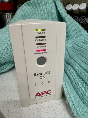 APC Back-UPS CS 500VA BK500 UPS Battery Backup Surge Protector No Battery