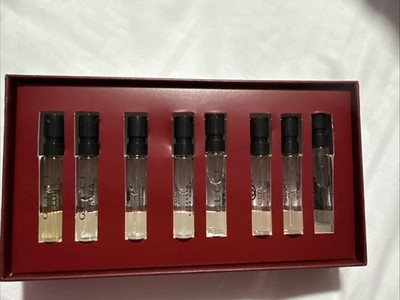 New Gucci Beauty 8PCS Fragrance Sampling Gift Set For Women & Men~8x1.5ml/0.05oz