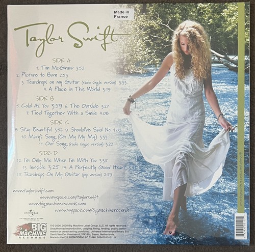 NEW TAYLOR SWIFT - TAYLOR SWIFT Vinyl LP Big Machine 00843930021154 (2006) - Picture 2 of 2