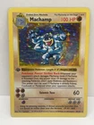 Pokemon TCG Machamp 1st Edition Shadowless Base Set Holo Rare Moderately Played