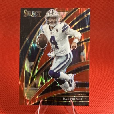 2025 Panini Select DAK PRESCOTT CLUB LEVEL TRI-COLOR PRIZM /249 #296 SP Cowboys