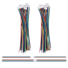 10 Pairs 1.25mm 5PIN Micro Male Female Connector Plug with 28 AWG 100mm Wire