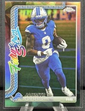 2025 Topps Chrome Football Jahmyr Gibbs Future Stars Refractor #FS-10 Lions