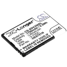 Battery for Zoomax Handheld Video Magnifier,Snow,Snow 4.3" R001710000 1700mAh