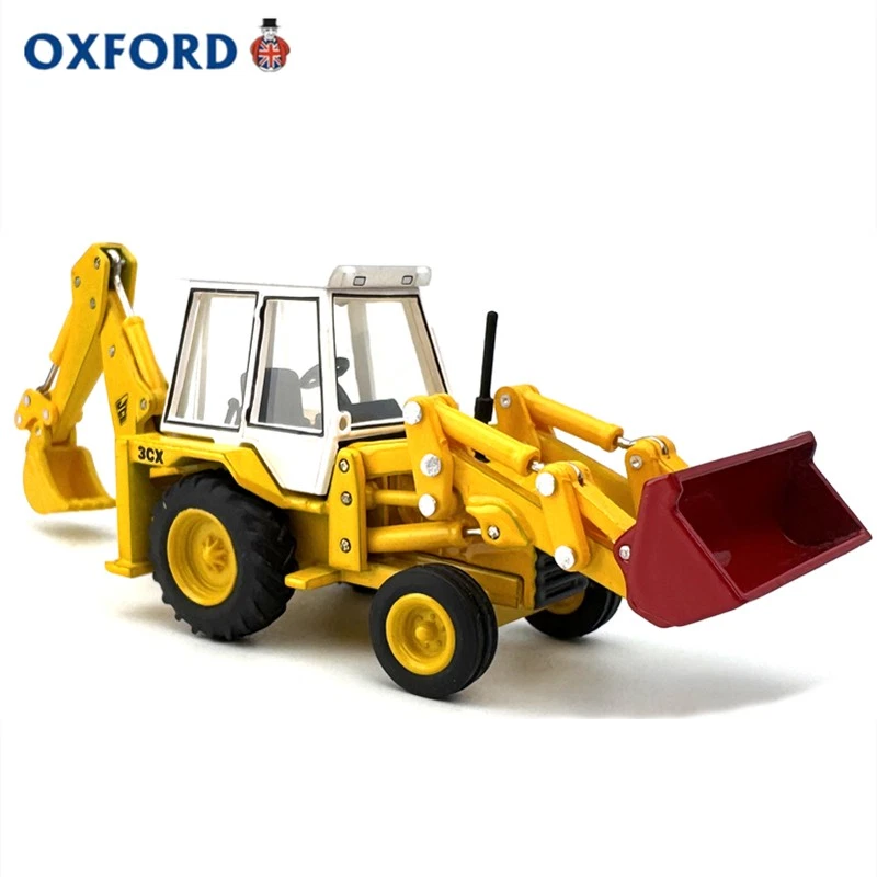 JCB 3CX Backhoe Loader 1:76 Scale Die-Cast Alloy Model Vehicle - Image 3 of 4