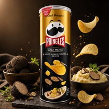 Pringles Black Truffle Velvet Mashed Potato Crisps (CHINA) 80g