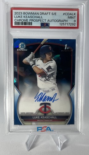 2023 Topps Sapphire Luke Keaschall 1st Auto PSA 9 /199