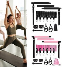 Portable Pilates Bar Kit with Resistance Bands Fitness Equipment for Gym Yoga
