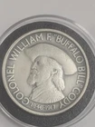 1978 Buffalo Bill Cody Sterling Silver .925 Commemorative Husky Oil 27.03 Grams