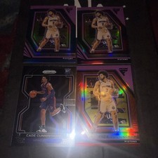 Cade Cunningham 5 card lot 2022-23 Flux Red & 11/75  23/99 & Prizm base rookie
