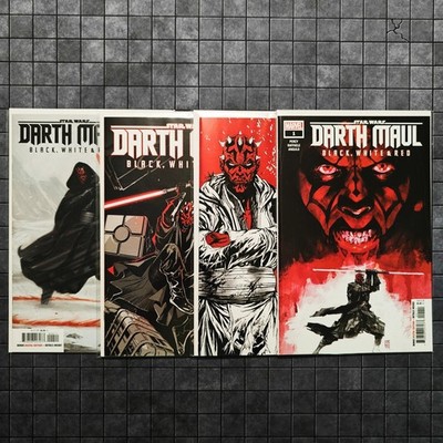 Darth Maul: Black White Red #1-4 - (1 2 3 4) - Complete Cover A Set - UNREAD NM