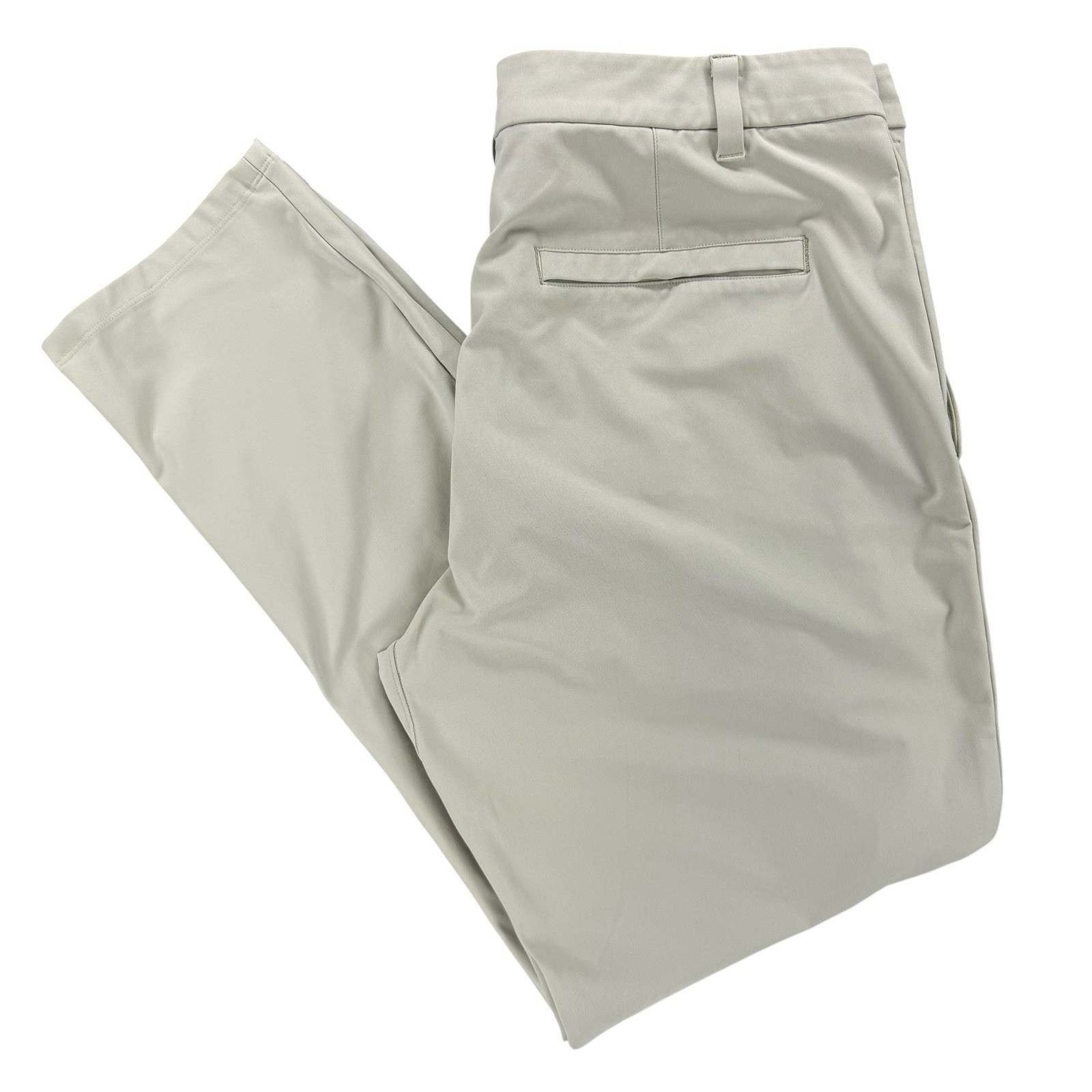 Lululemon Mens Commission Pants Classic Fit Warpstreme Chino Size 36x30 Beige