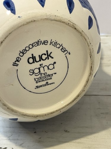 Brocca acqua/succo d'anatra 7" FATTORIA DI CAMPAGNA DECORATIVA DI SIGMA TASTESETTER VINTAGE - Foto 3 di 8