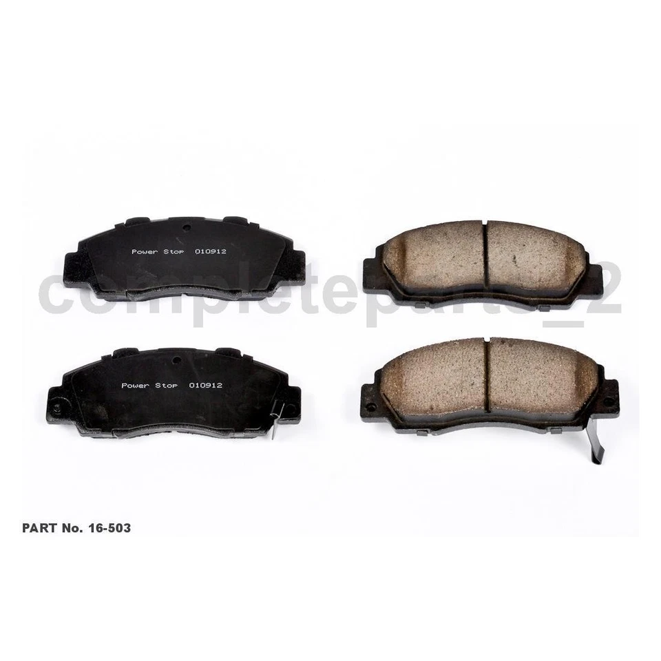 Juego de 6 pastillas de freno delanteras traseras rotores de freno para Acura TL 1995-1998 Foto 2 de 4