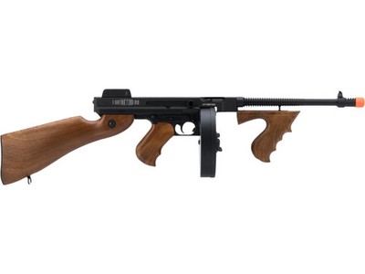 Thompson 1928 Chicago Typewriter AEG Battery Powered Airsoft Rifle 6mm BB