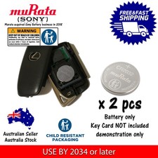 LEXUS KEY FOB REMOTE BATTERY CR2032 x2 3v suits NX - MELB STOCK FAST POST