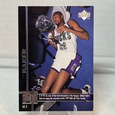 1997-98 Upper Deck - Vin Baker #69 Game Dated
