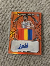 2024 Ajay Mitchell Obsidian Rookie Patch Auto /99 