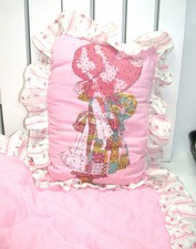Vintage '70's Holly Hobby Quilted Comforter Set Pink Twin/Twin XL