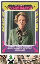 2024 Topps Heritage News Flashbacks #NF-4 Margaret Thatcher -