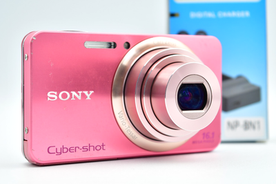 ⏯️[Excellent+5] SONY Cyber-shot DSC-W570 Pink Zoom Digital