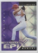 1998 Pinnacle Plus All-Star Epix Moment Purple Scott Rolen #E11 HOF 0y9m