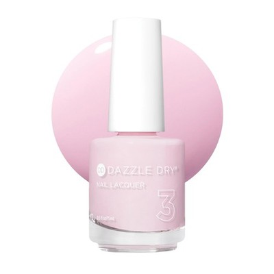Dazzle Dry Nail Lacquer (Step 3) - Girlishly Giddy - A classic light pink wit...