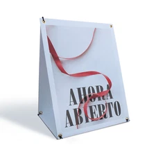 Ahora Abierto A-Frame Sidewalk Sign Spanish Open Sign Business Ready Visible