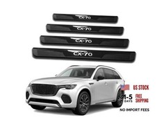 Door Sill Protector Trim Guard for Mazda CX-70 2025, Stainless Steels