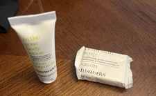 THIS WORKS IN THE ZONE  EUCALYPTUS BODY LOTION TRAVEL SIZE  .75 Oz & 1 OZ SOAP