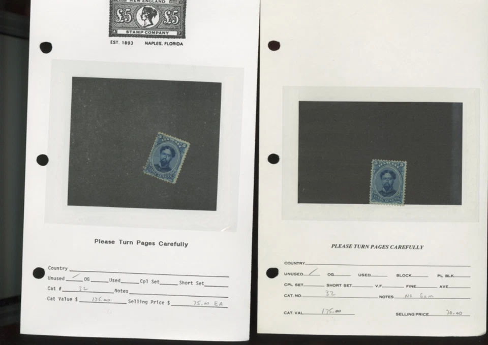 US stamp Hawaii stamps bob dealer stock  SCV $946  (mb33 - Image 4 of 4