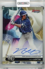 2020 Topps Bowman S Best Kansas City Royals Nick Loftin Best Of 2020 Autographs