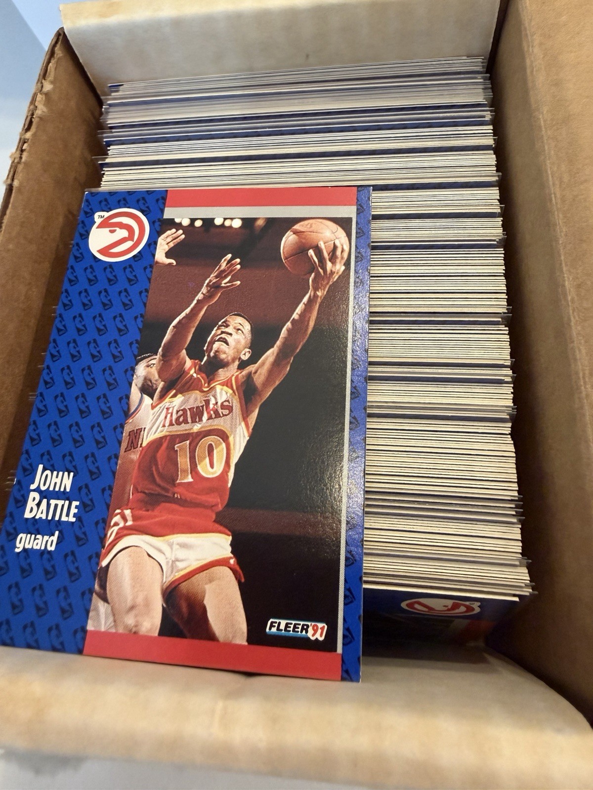 1991-92 Fleer Basketball Near Complete Set 236/240. NMT Missing 4 Cards