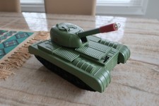VTG World War II Russian USSR Soviet Toy Tank Battery Powered Electromechanical