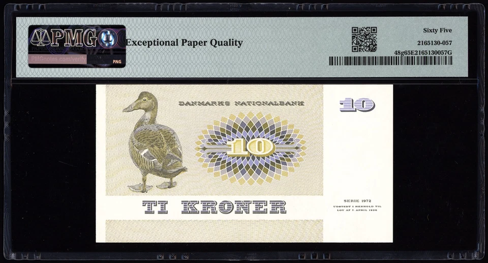 Denmark 10 Kroner 1977 P48g PMG Gem Uncirculated 65 EPQ - Image 2 of 4