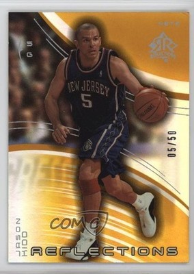 2003 Upper Deck Triple Dimensions Reflections Gold 5/50 Jason Kidd #51 HOF 0m1w