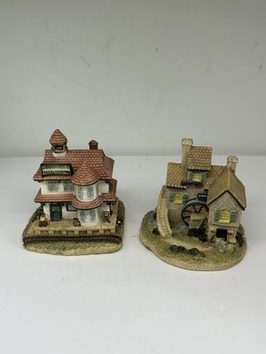 Lot 2 Liberty Falls Village Americana Christmas Train Station Duffy s Mill mini