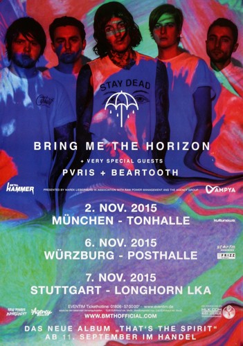 Bring Me The Horizon - The Spirit , MüNchen 2015 | Konzertplakat | Poster-image