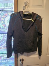 Fila Sport Gray Hoodie with Blue and Yellow Accents