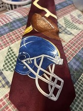 Resilio men’s necktie Tie football touchdown field goal Silk