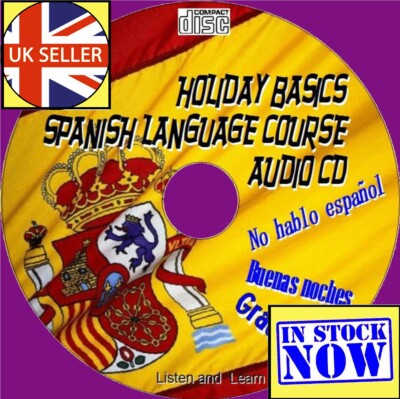 Learn SPANISH Holiday Basics FAST EASY Listen Learn Language Audio Course CD New