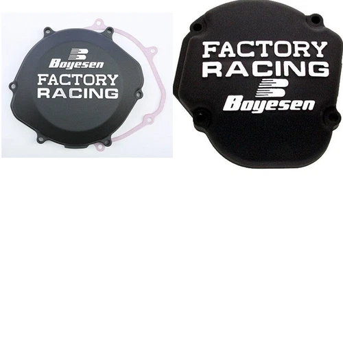 Boyesen Clutch & Ignition Cover Black CR250R CR250 CR 250 02-07 CC-02AB SC-02AB