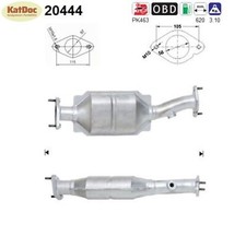 ✅ Katalysator für Ford Mondeo 1.8/2.0, 81/92/107kW, Euro 4