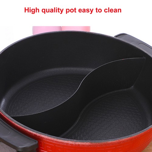 6L Hot Pot Twin Kochtopf Yin Yang Hotpot MultifunktionalePfanne Elektrisch - Bild 6 von 11