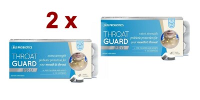 2 x Blis K12 Throat Guard PRO Probiotic Lozenges Vanilla - 30 EXTRA STREINGHT