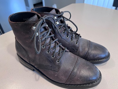 THURSDAY Boot Co. Men's Brown Leather "Everday" Captain Ankle Boots Size 8.5