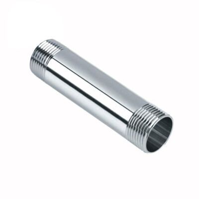 SS304 Pipe Fitting 1'' NPT x 1'' NPT Male Threaded 4'' Length Nipple Cast Pipe