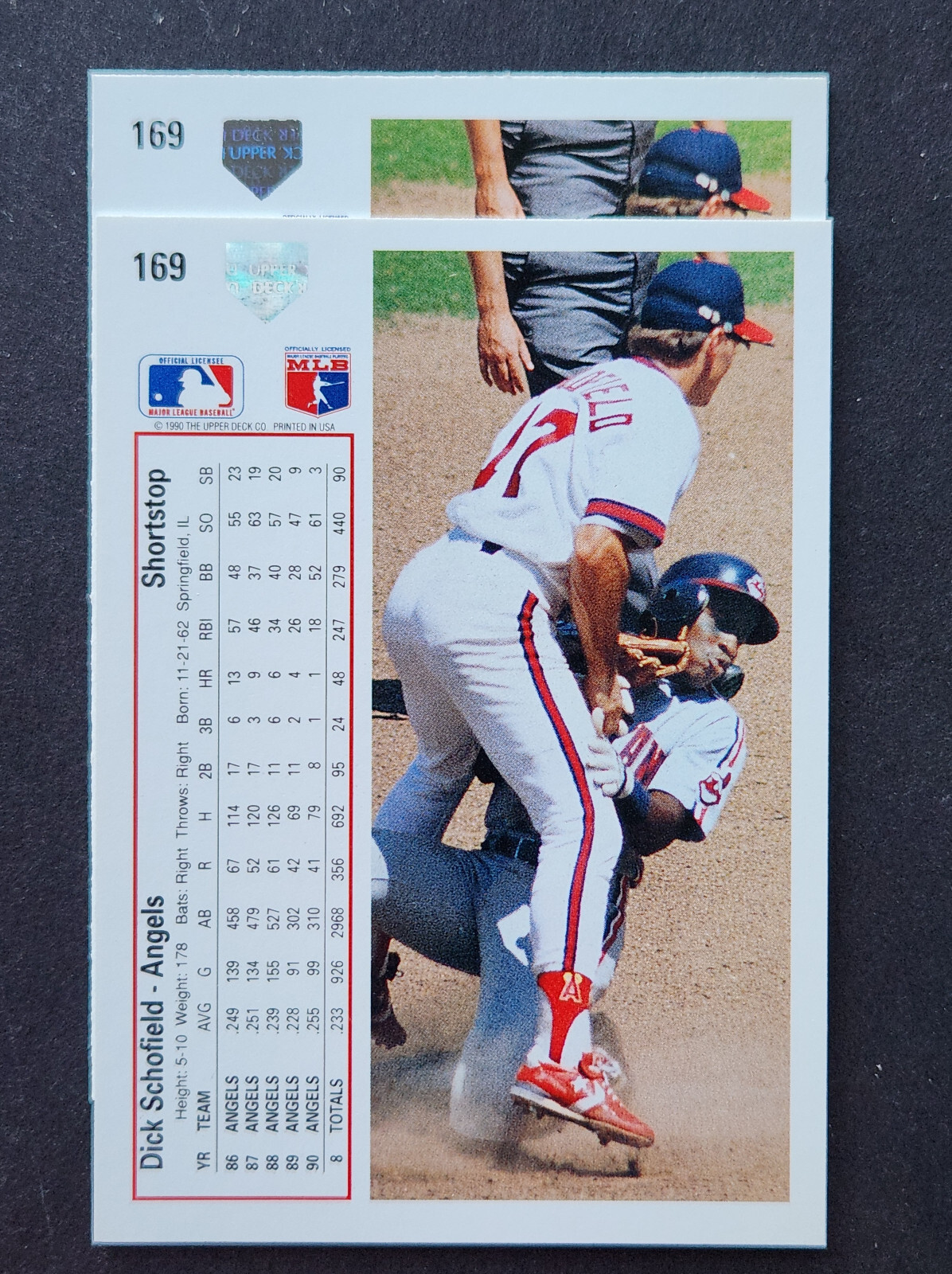 1991 Upper Deck "1990 Baseball Hologram" ERROR VARIATION * You PICK CHOOSE *